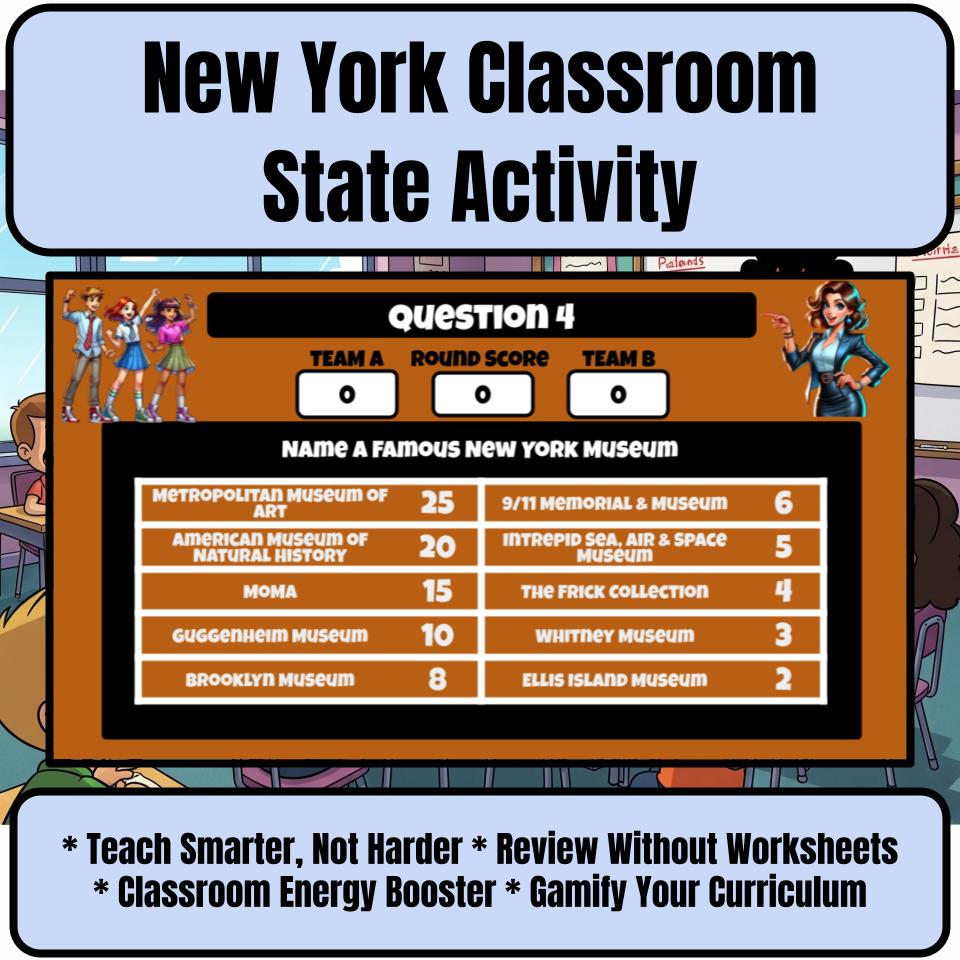 New York Social Studies Family Feud Review Game CF0445