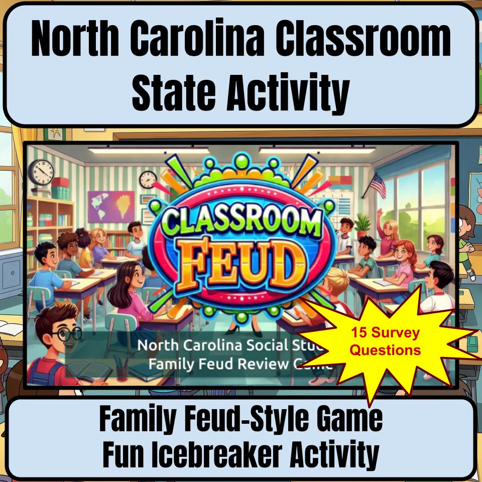 North Carolina Social Studies Family Feud Review Game CF0446