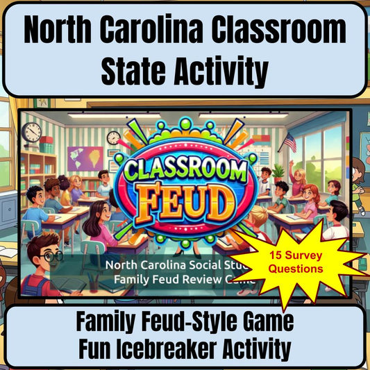 North Carolina Social Studies Family Feud Review Game CF0446
