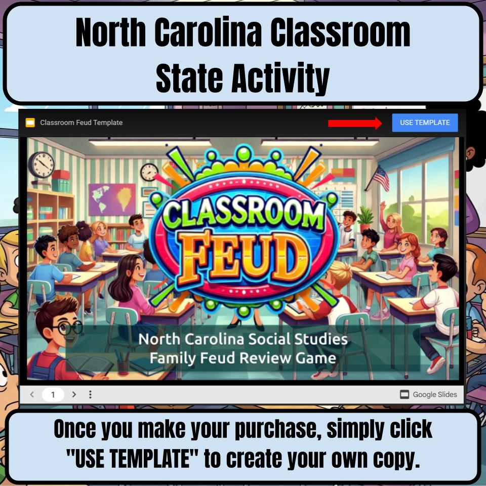 North Carolina Social Studies Family Feud Review Game CF0446