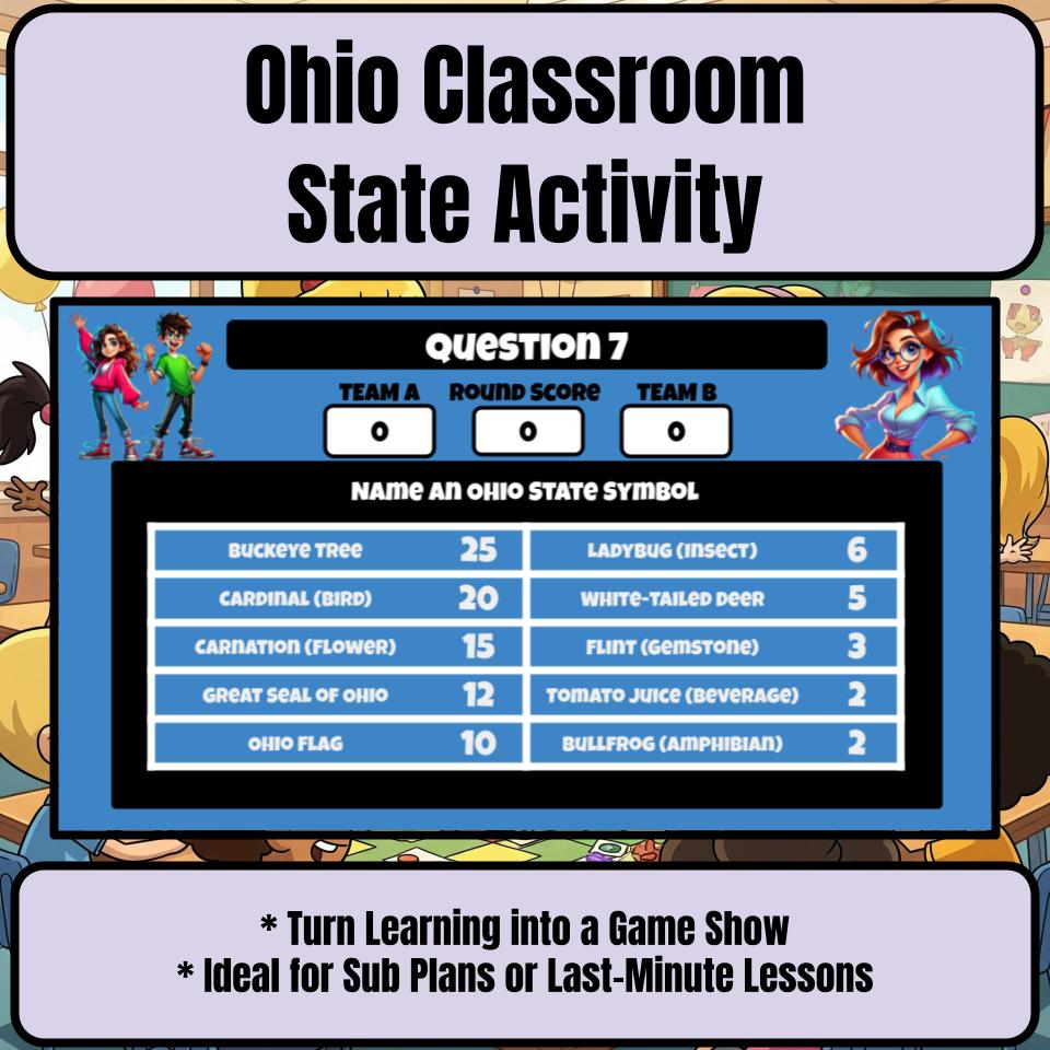 Ohio Social Studies Family Feud Review Game CF0447