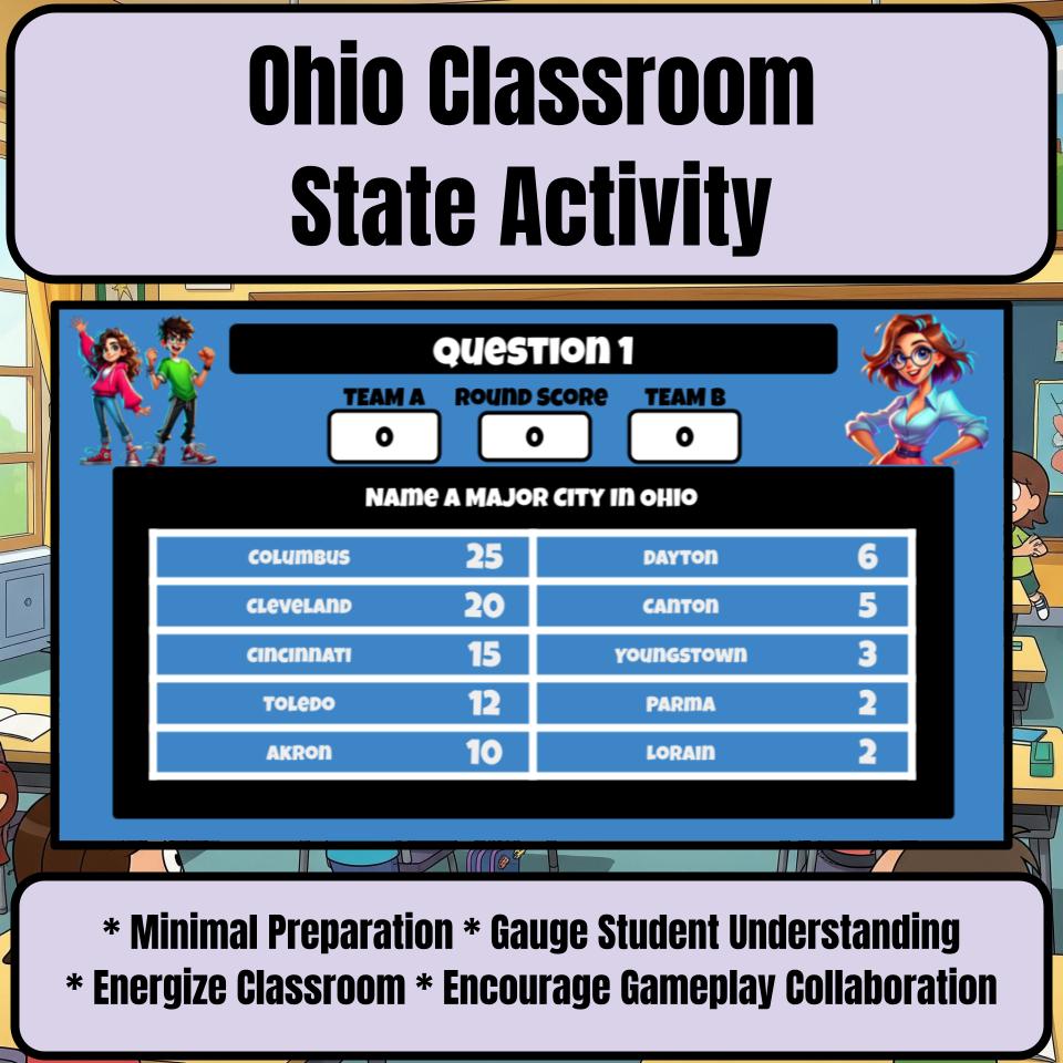 Ohio Social Studies Family Feud Review Game CF0447