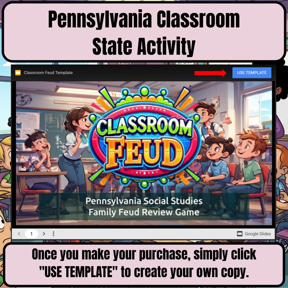 Pennsylvania Social Studies Family Feud Review Game CF0448