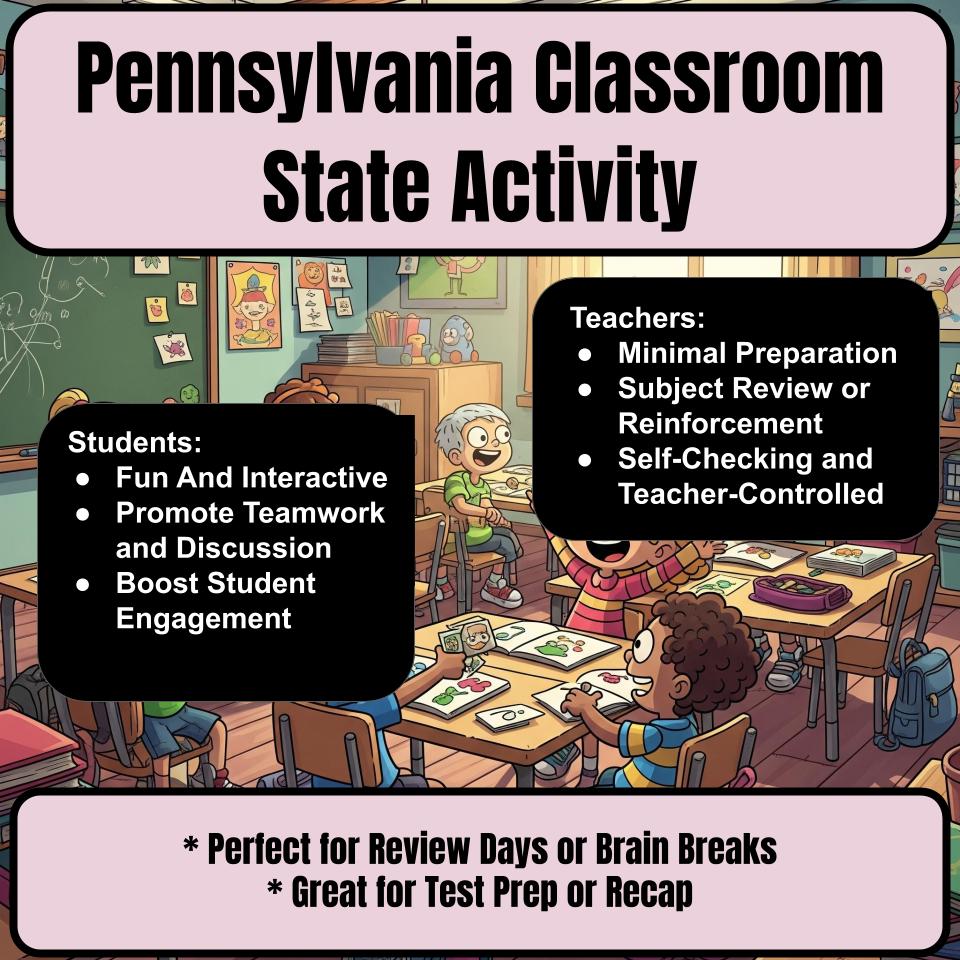 Pennsylvania Social Studies Family Feud Review Game CF0448