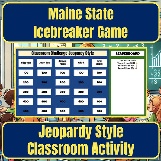 State of Maine Jeopardy Game I0045