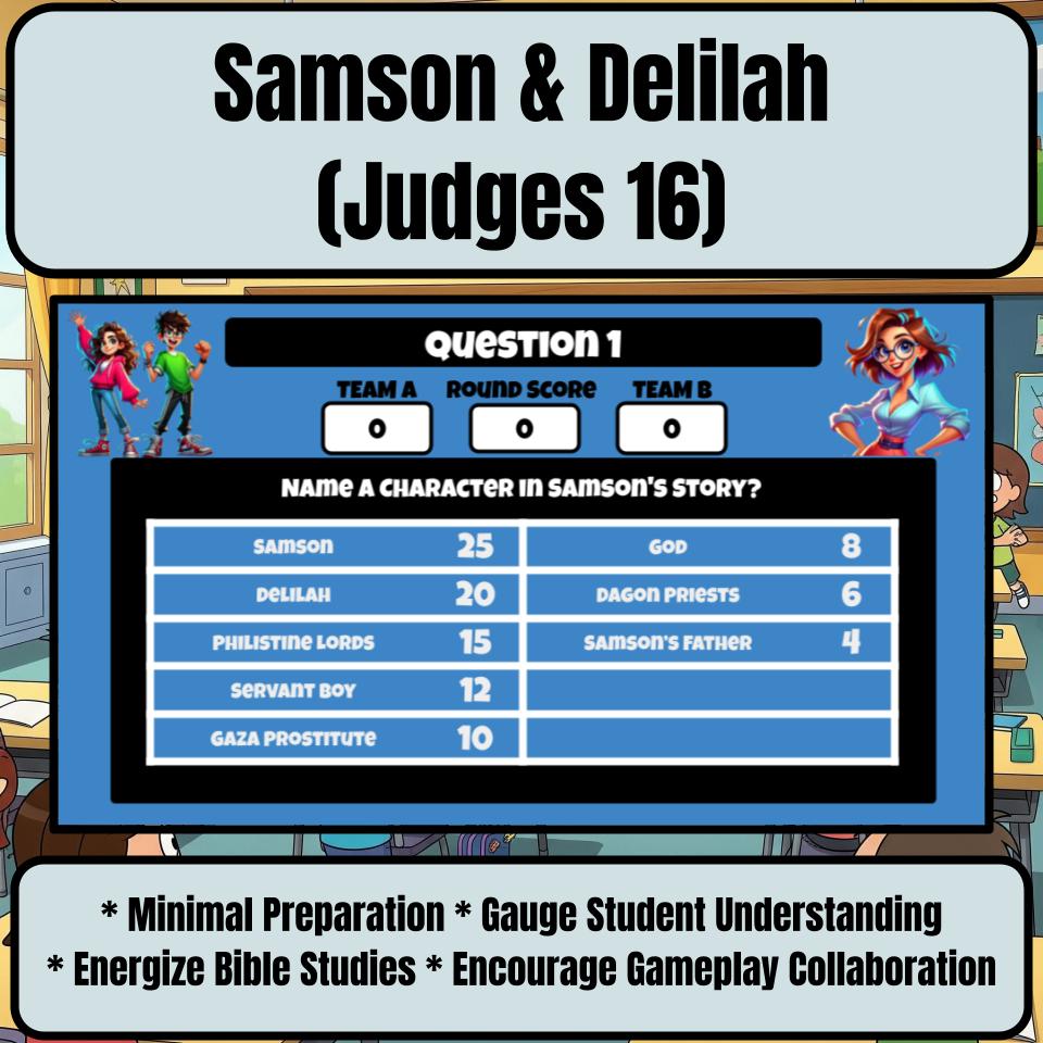 Samson And Delilah (Judges 16) Feud Review BF0045