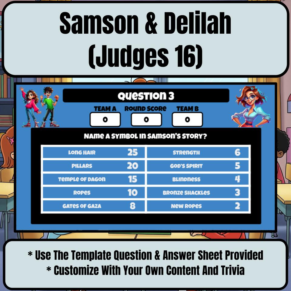Samson And Delilah (Judges 16) Feud Review BF0045