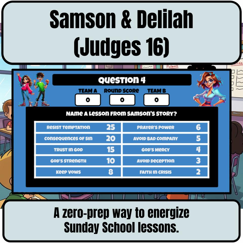 Samson And Delilah (Judges 16) Feud Review BF0045