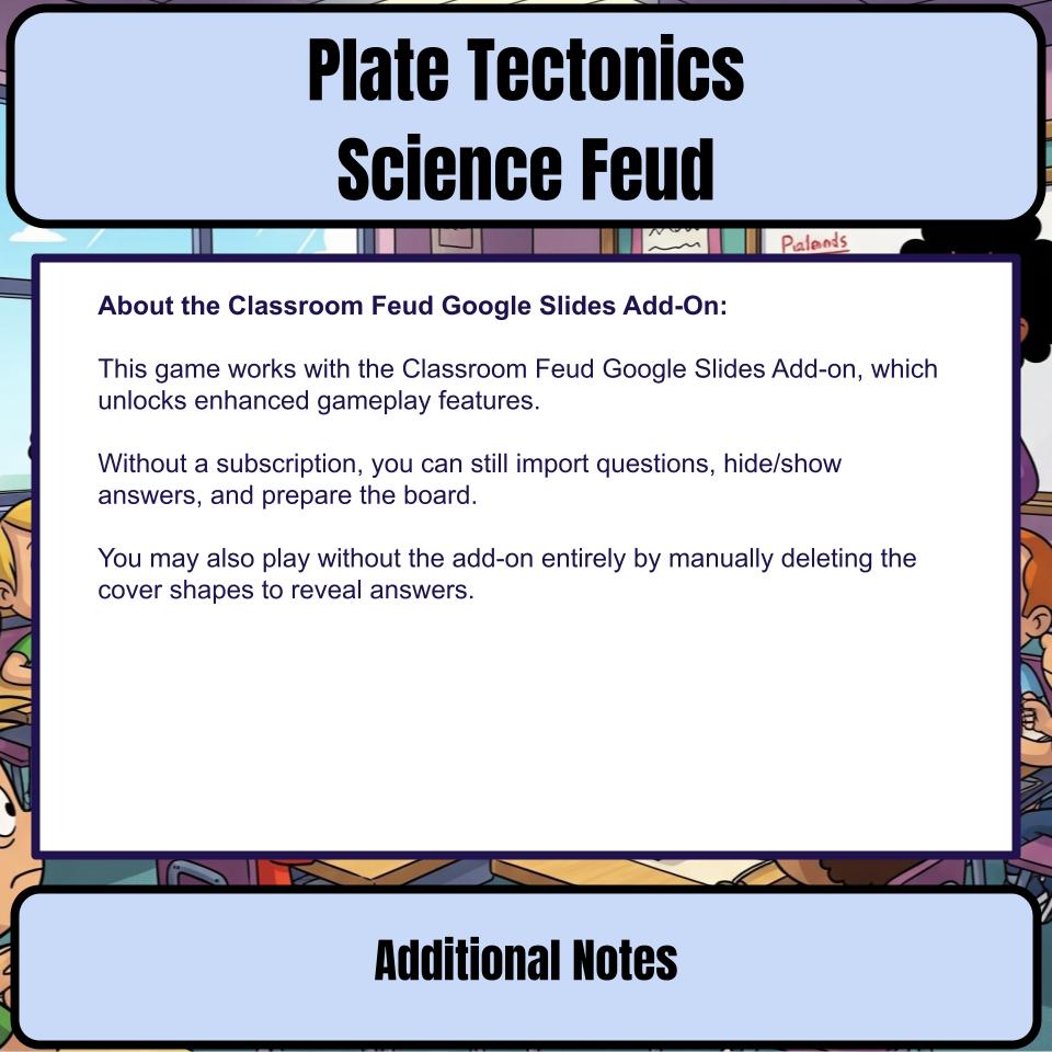 Plate Tectonics Science Feud Review CF0046