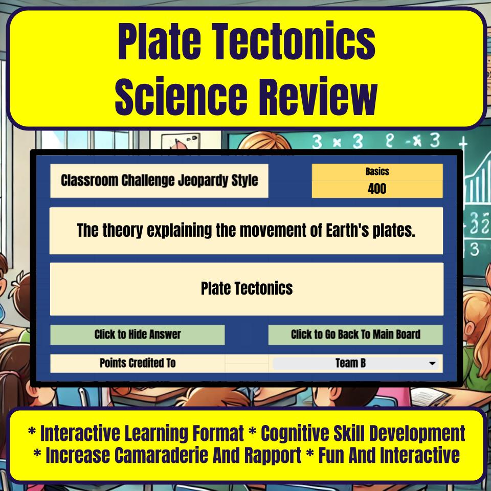 Plate Tectonics Jeopardy Science Review I0046