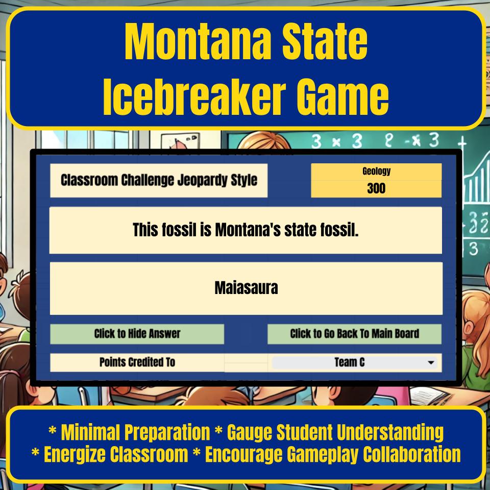 State of Montana Jeopardy Game I0046
