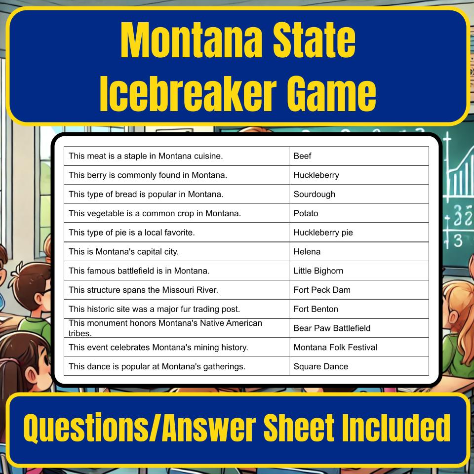 State of Montana Jeopardy Game I0046