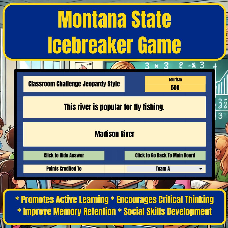 State of Montana Jeopardy Game I0046