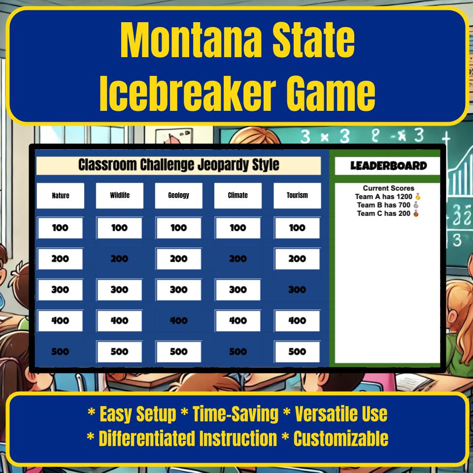 State of Montana Jeopardy Game I0046