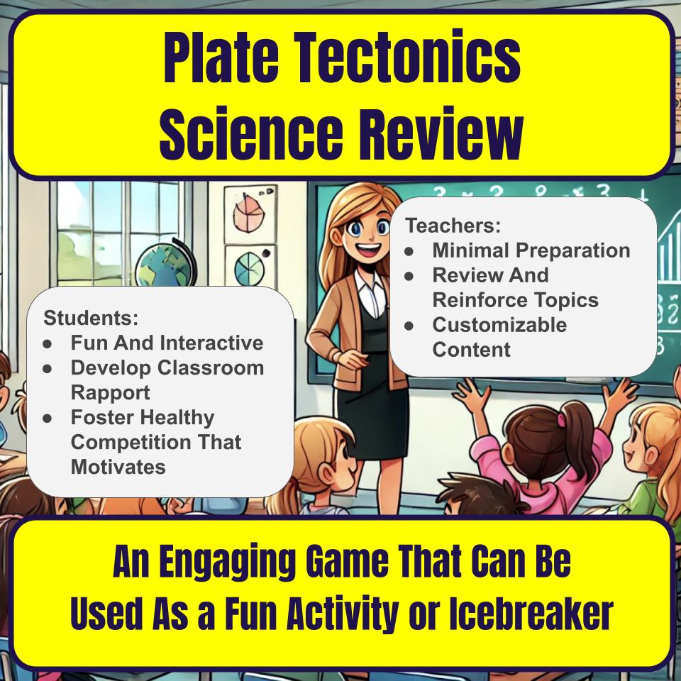 Plate Tectonics Jeopardy Science Review I0046