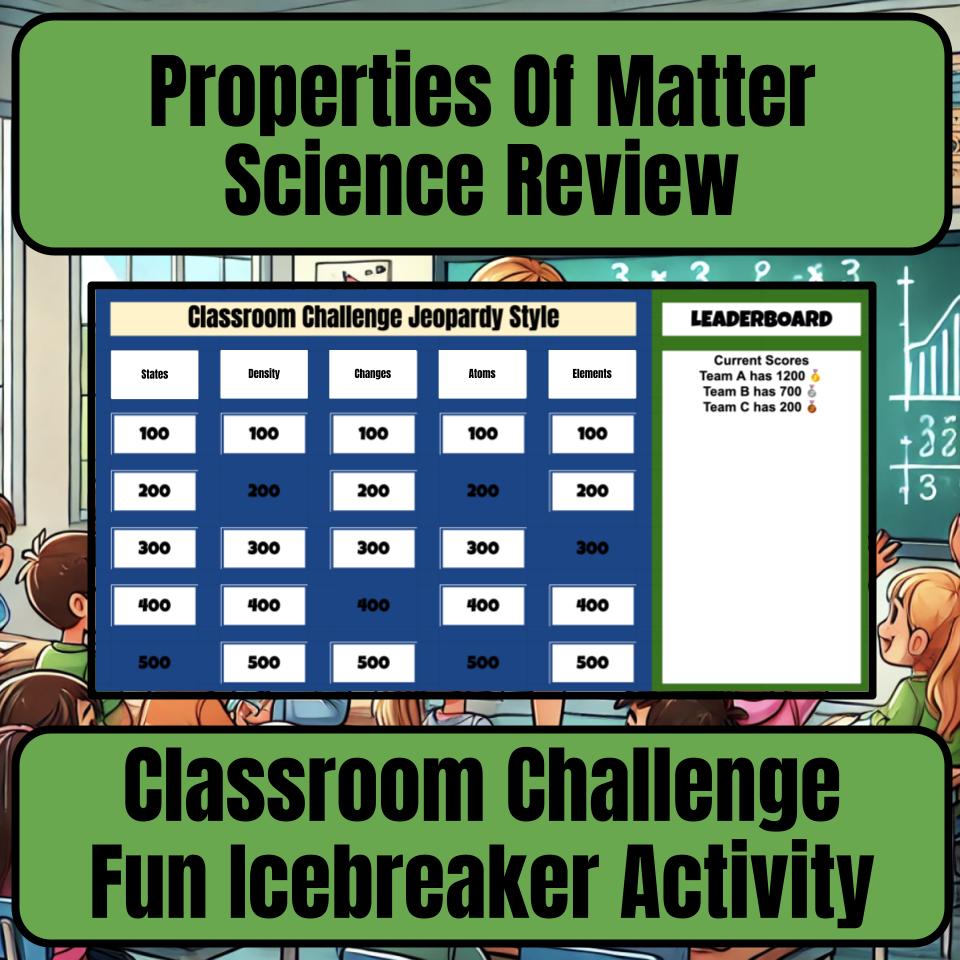 Properties Of Matter Jeopardy Science Review I0047