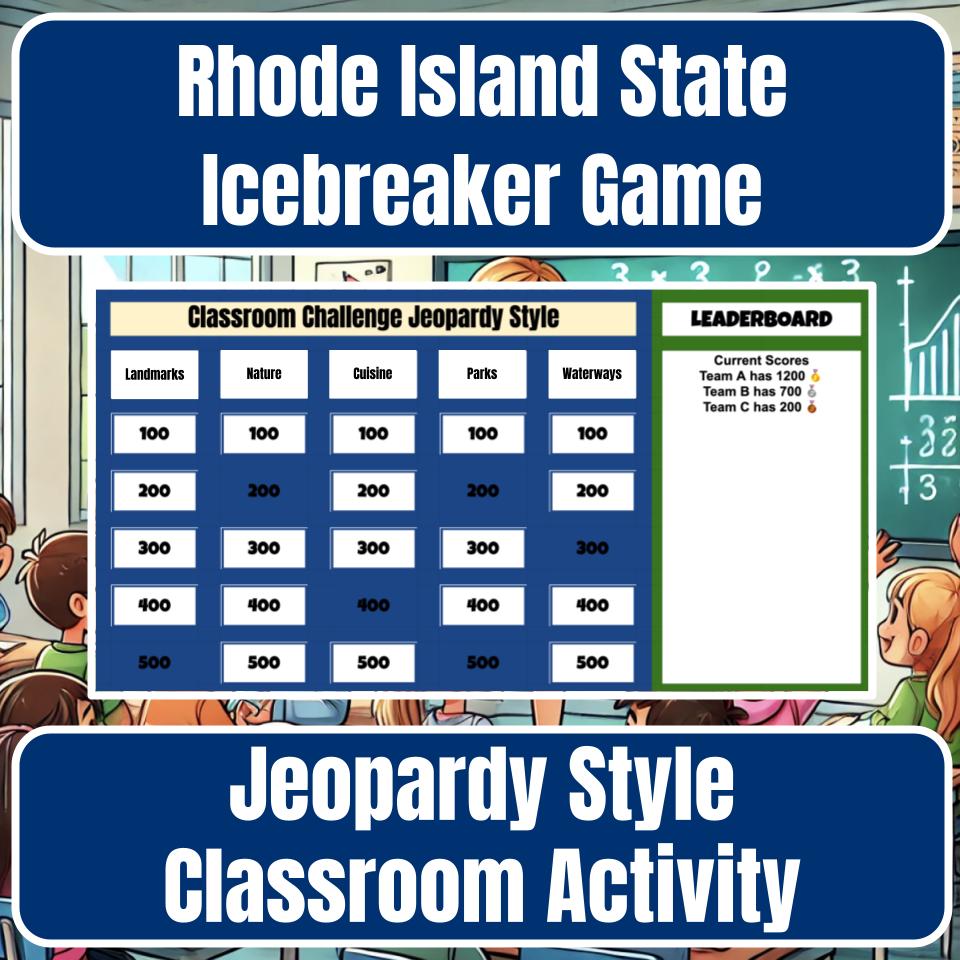 State of Rhode Island Jeopardy Game I0047