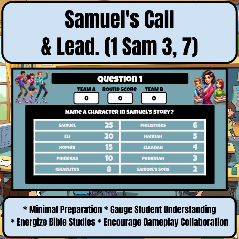Samuel’s Call And Leadership (1 Samuel 3, 7) Feud Review BF0047