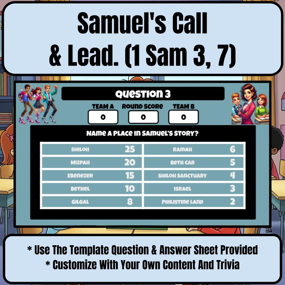 Samuel’s Call And Leadership (1 Samuel 3, 7) Feud Review BF0047