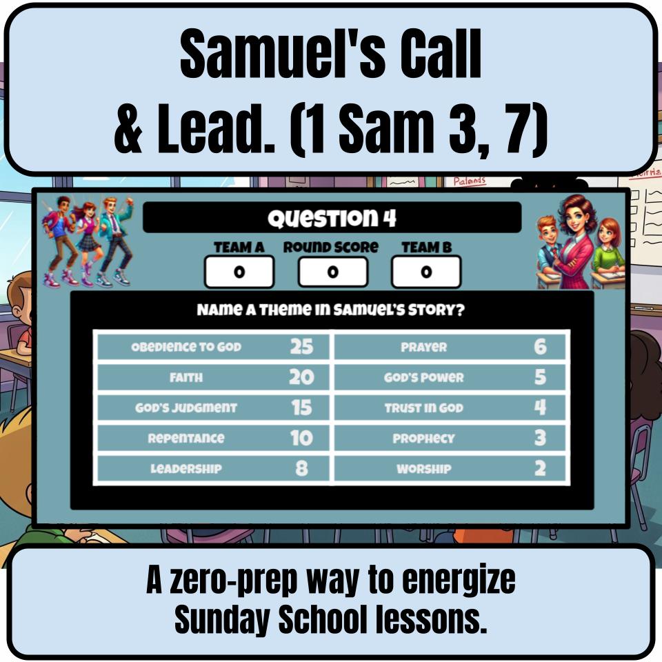 Samuel’s Call And Leadership (1 Samuel 3, 7) Feud Review BF0047