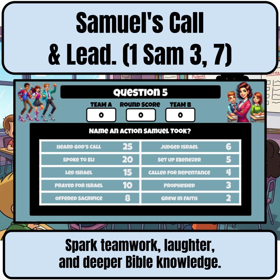 Samuel’s Call And Leadership (1 Samuel 3, 7) Feud Review BF0047