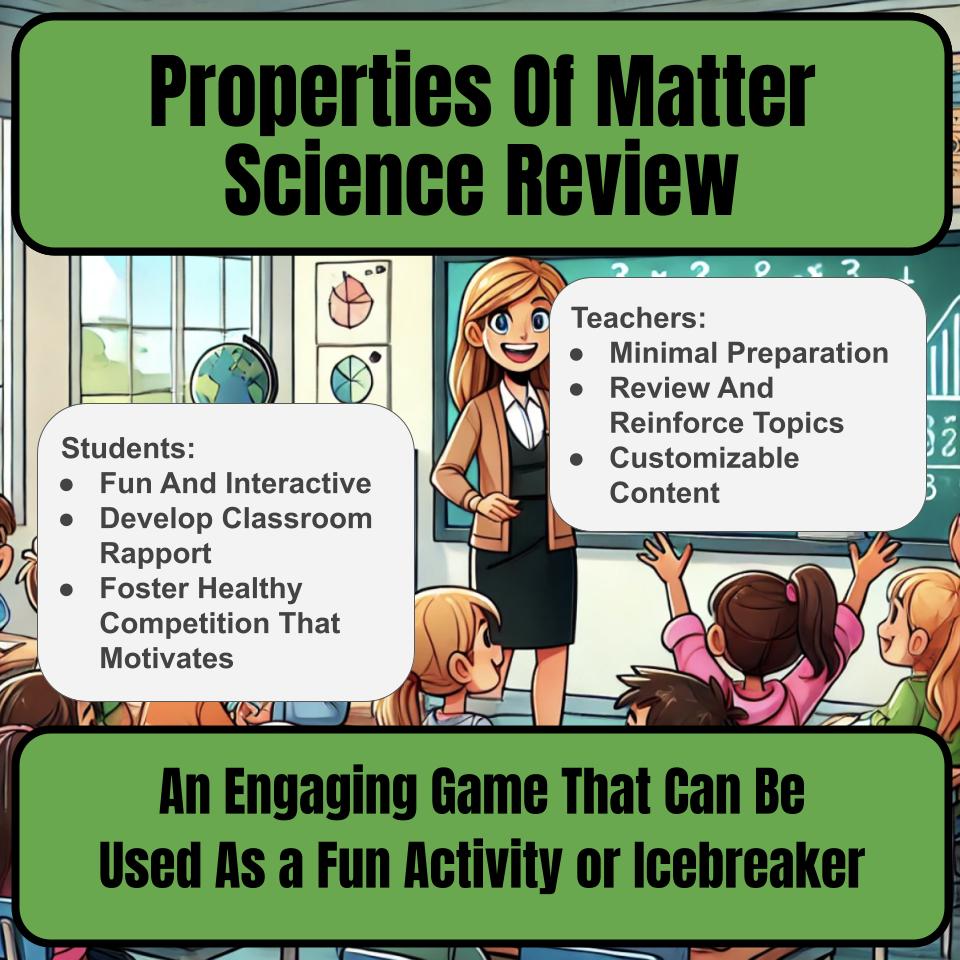 Properties Of Matter Jeopardy Science Review I0047