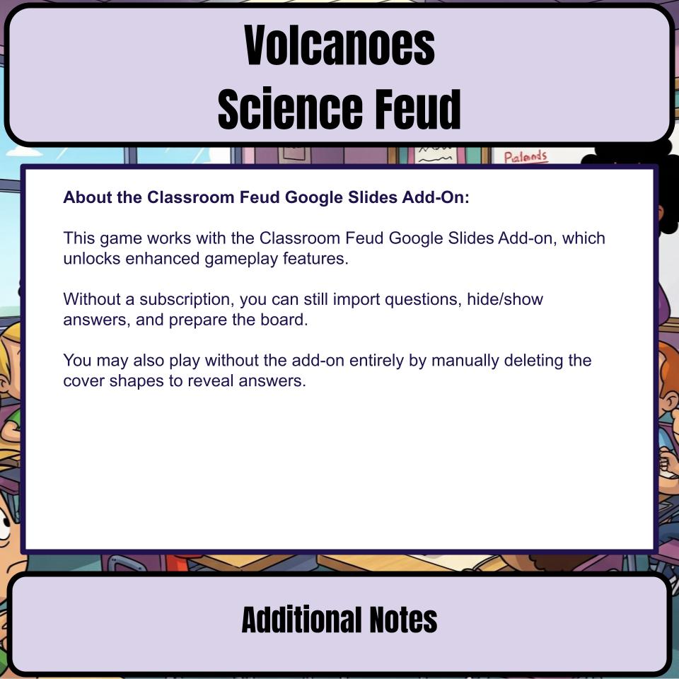 Volcanoes Science Feud Review CF0048