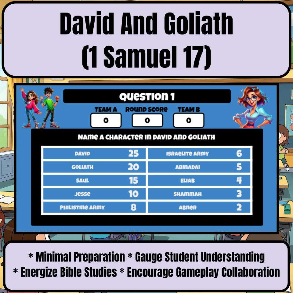 David And Goliath (1 Samuel 17) Feud Review BF0048