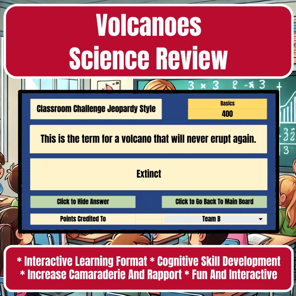 Volcanoes Jeopardy Science Review I0048