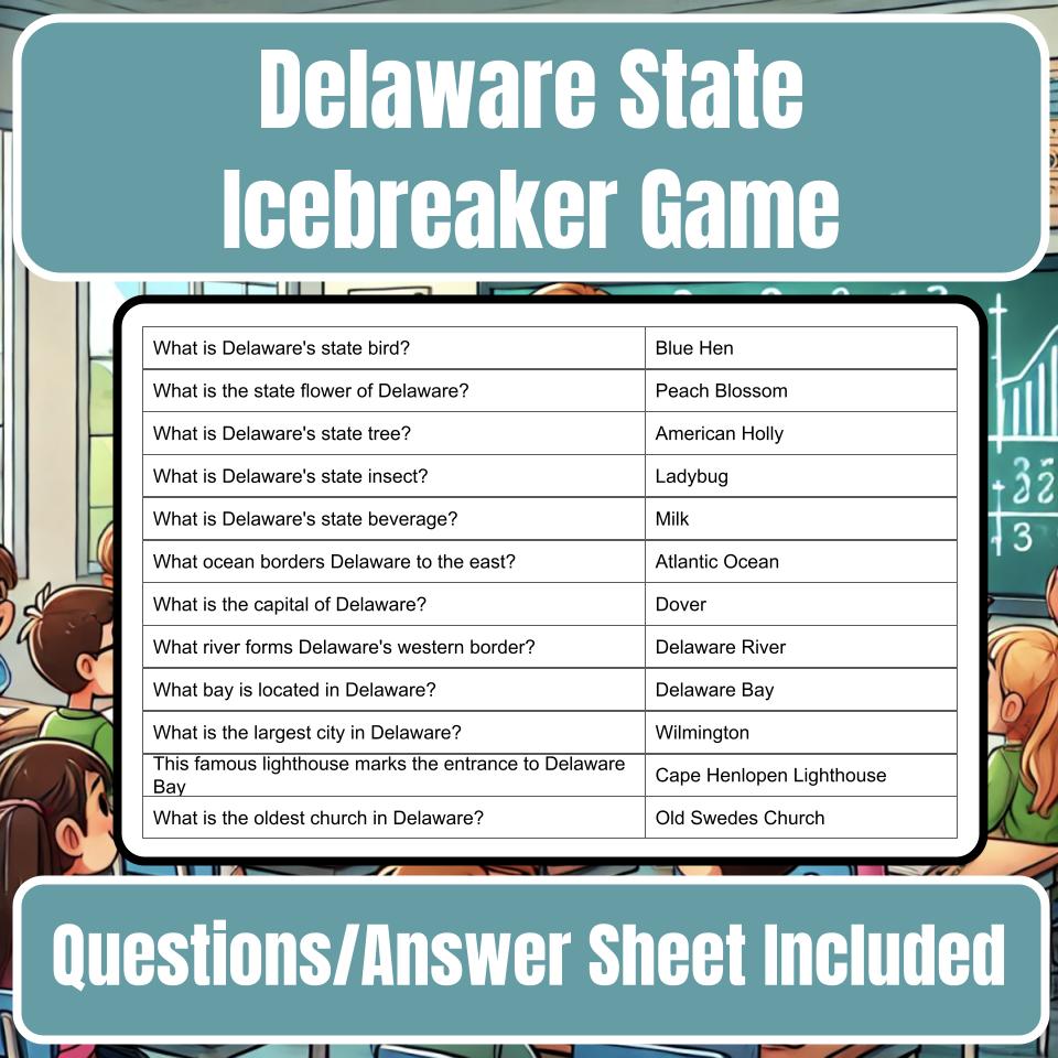 State of Delaware Jeopardy Game I0048