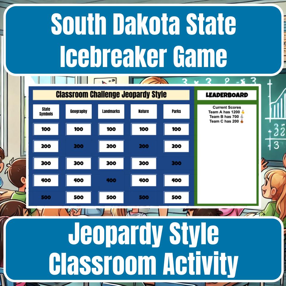 State of South Dakota Jeopardy Game I0049