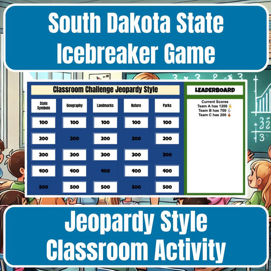 State of South Dakota Jeopardy Game I0049