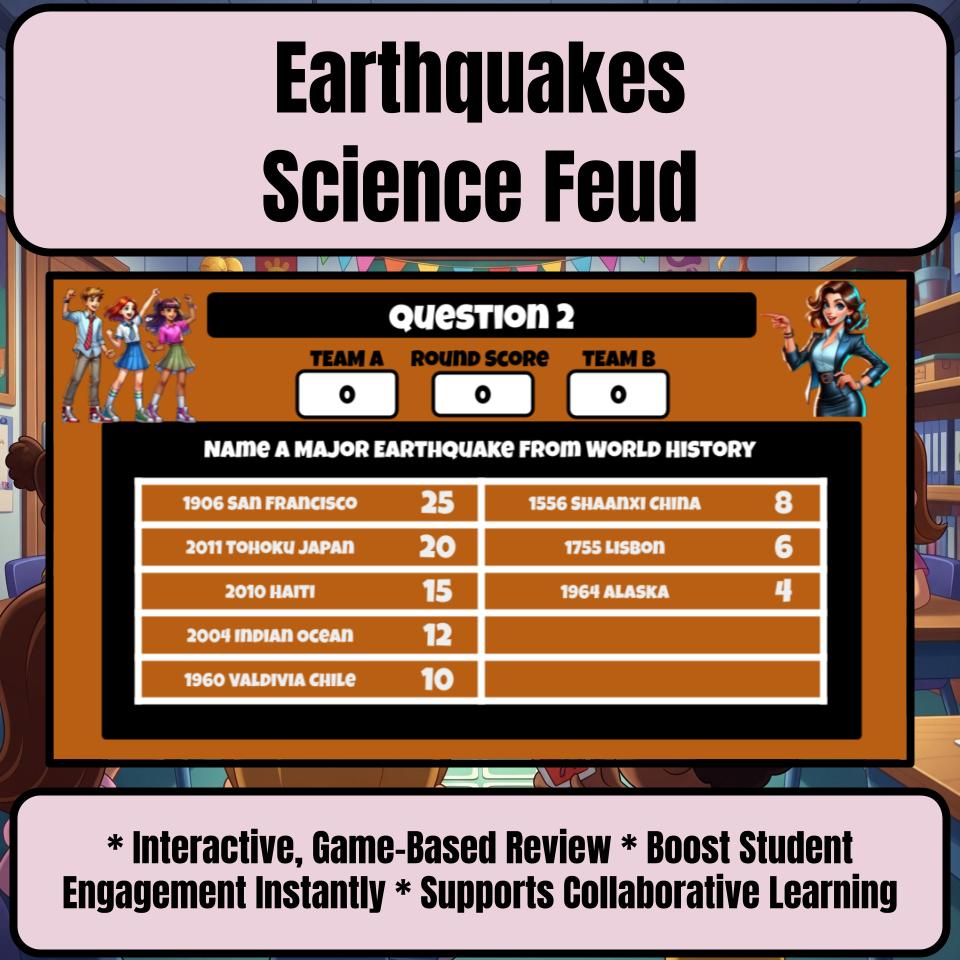 Earthquakes Science Feud Review CF0049