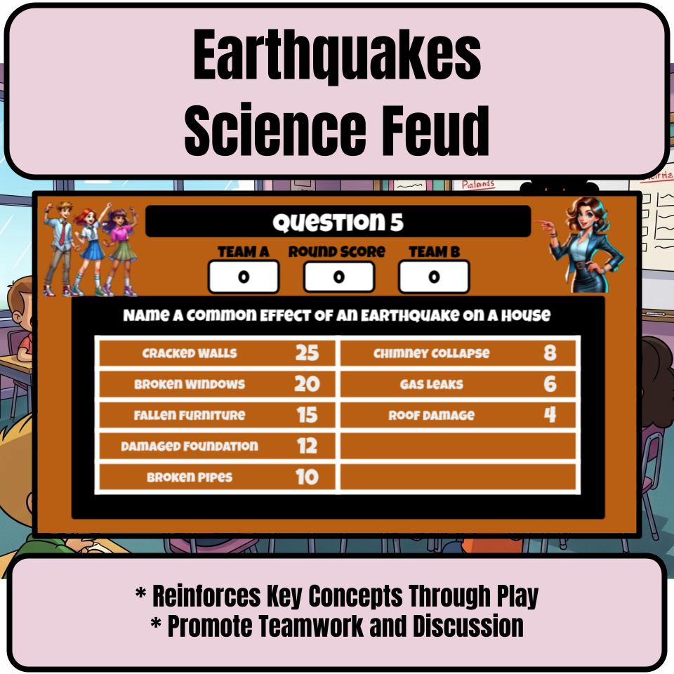 Earthquakes Science Feud Review CF0049