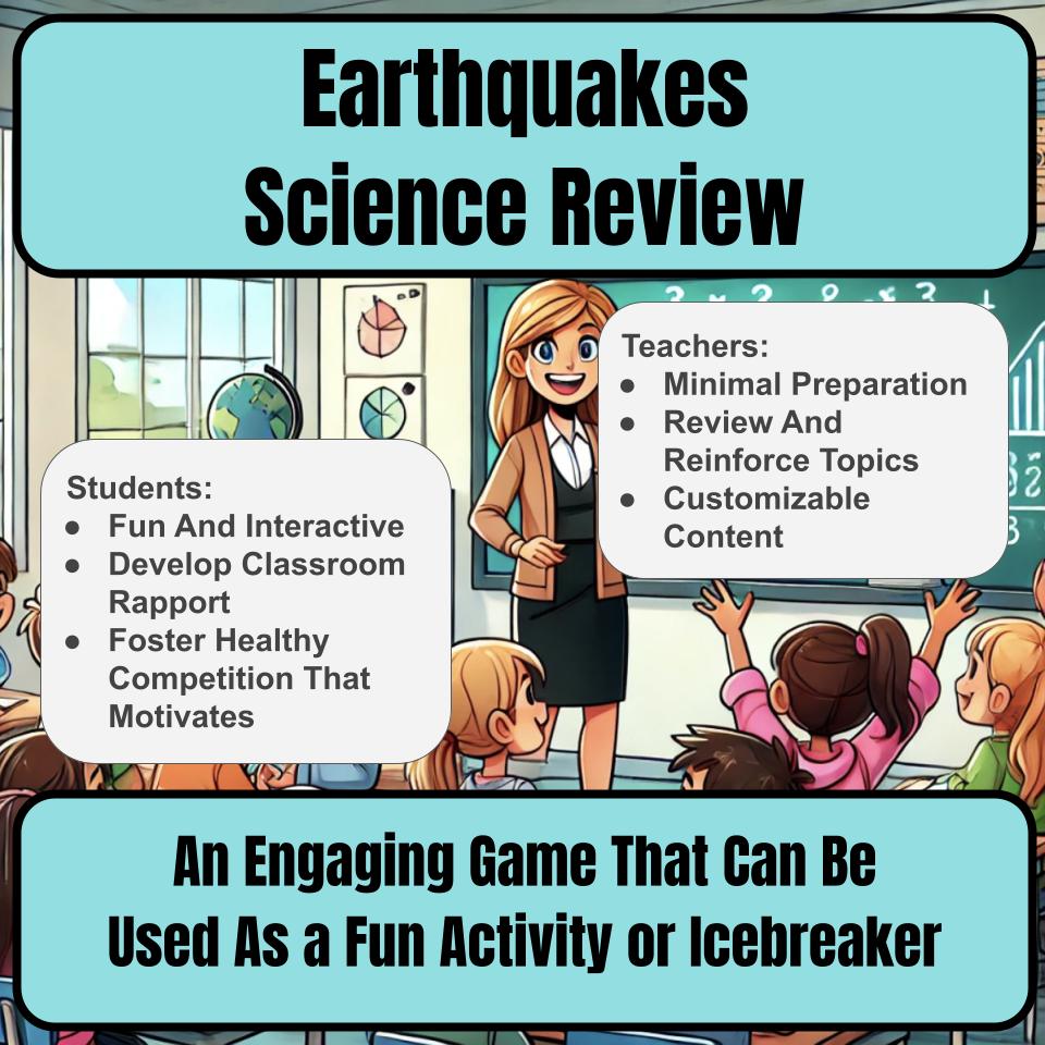 Earthquakes Jeopardy Science Review I0049