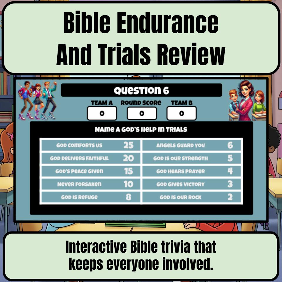 Bible Endurance And Trials Feud Review BF0005