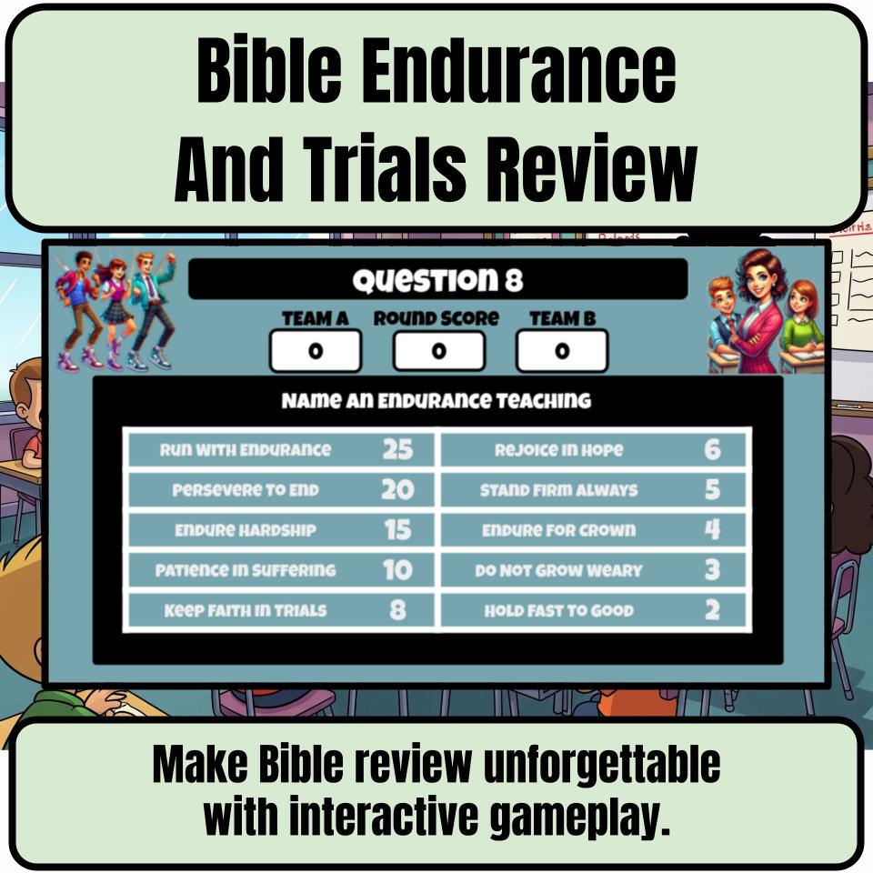 Bible Endurance And Trials Feud Review BF0005