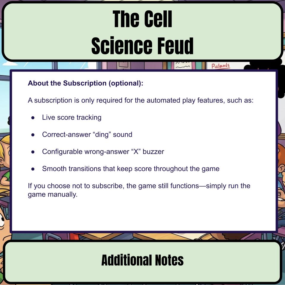 The Cell Science Feud Review CF0005