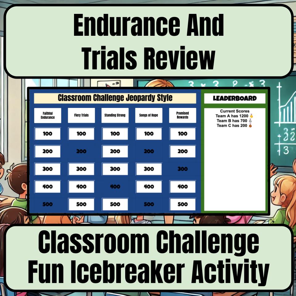 Endurance And Trials Jeopardy Bible B0005