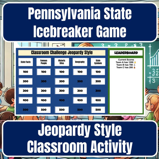 State of Pennsylvania Jeopardy Game I0005
