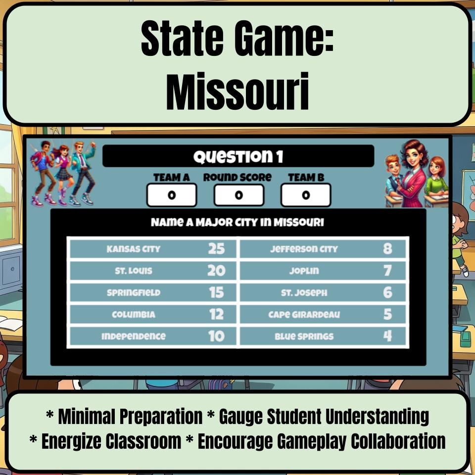 Missouri Social Studies Family Feud Review Game CF0005