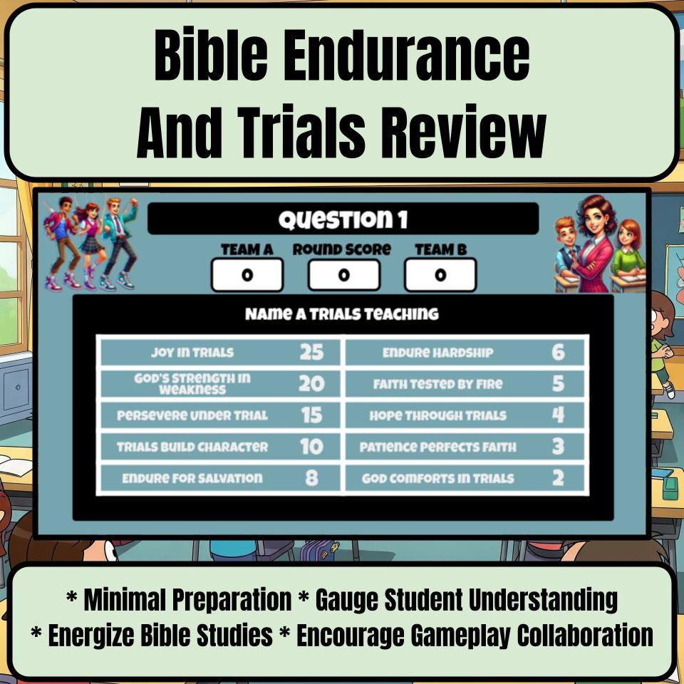 Bible Endurance And Trials Feud Review BF0005