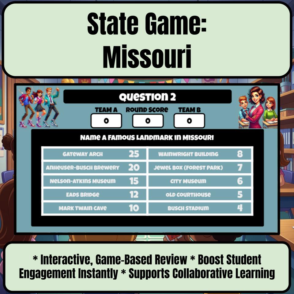 Missouri Social Studies Family Feud Review Game CF0005