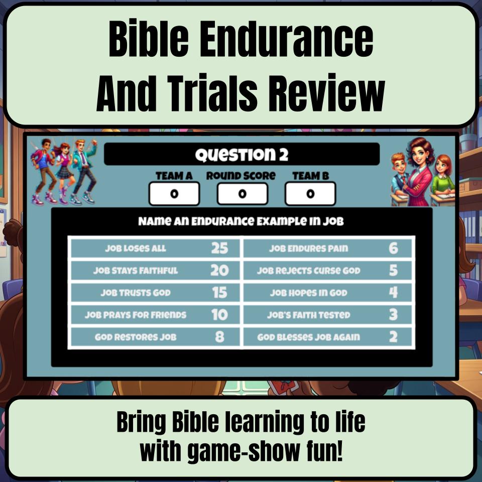 Bible Endurance And Trials Feud Review BF0005