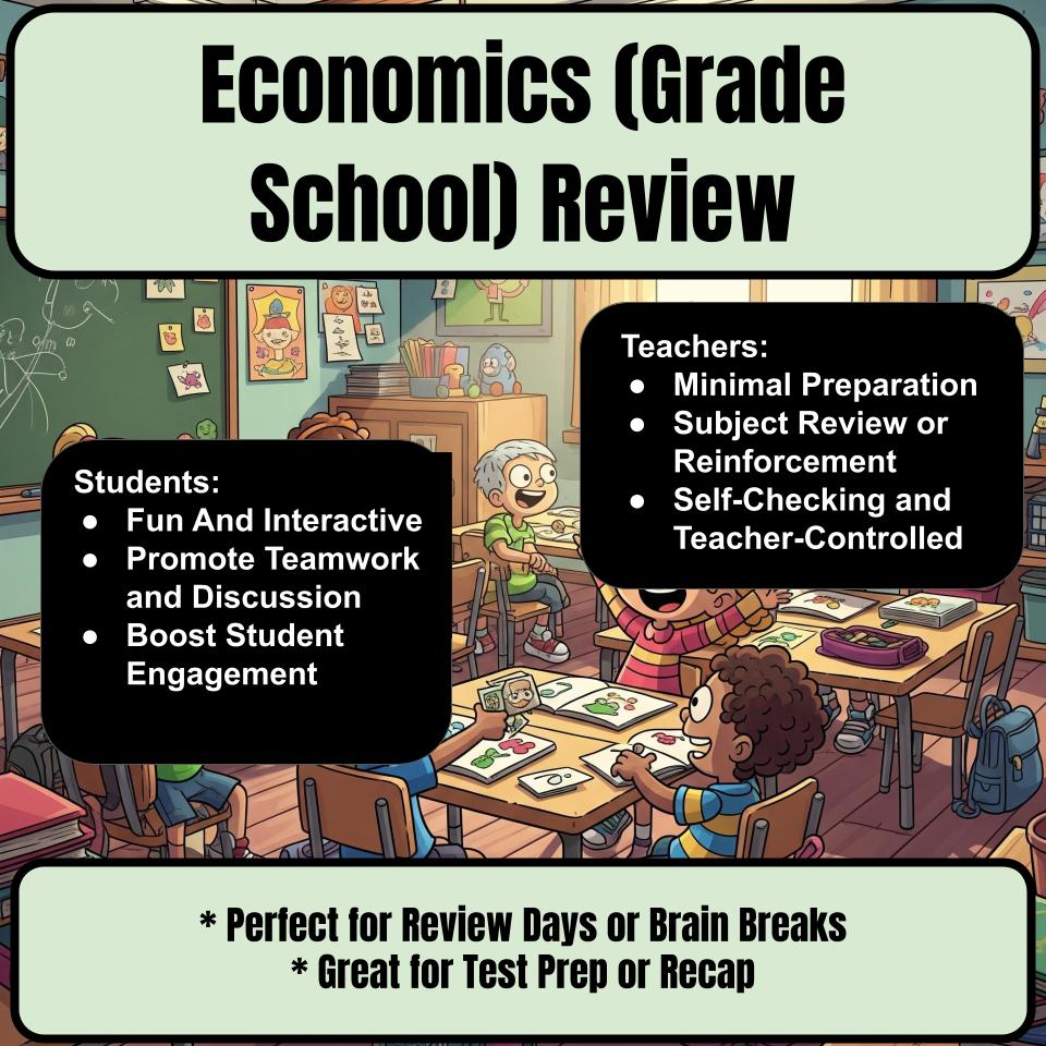 Economics (Grade School) Review Feud CF0005
