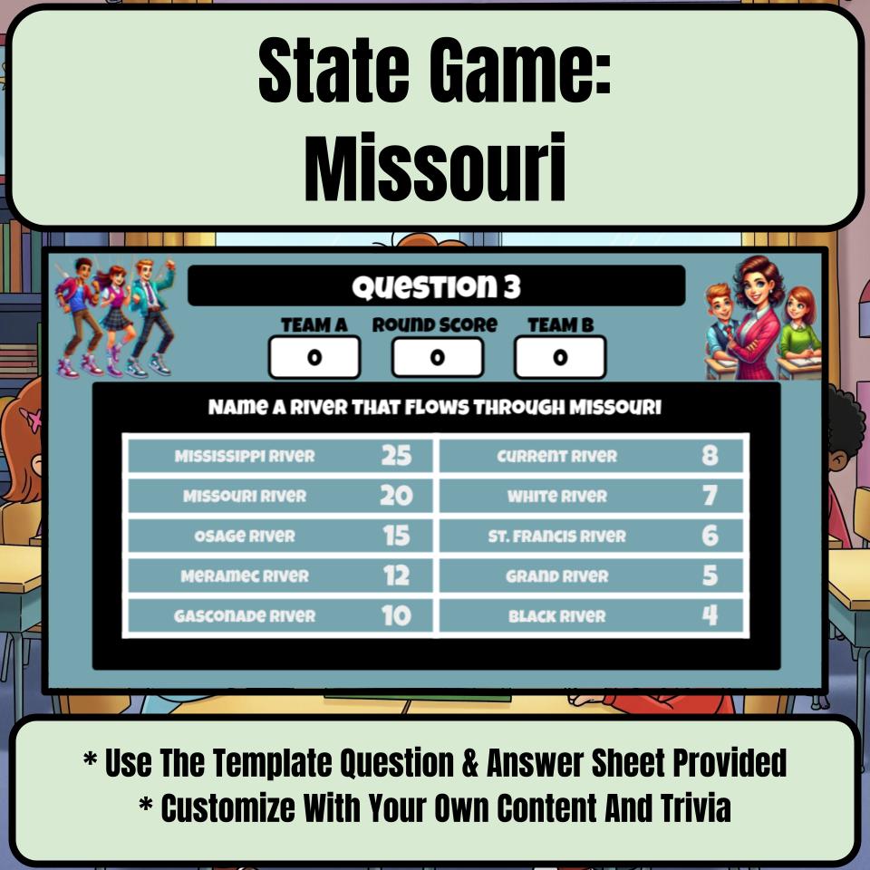 Missouri Social Studies Family Feud Review Game CF0005