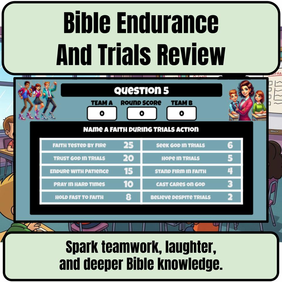 Bible Endurance And Trials Feud Review BF0005