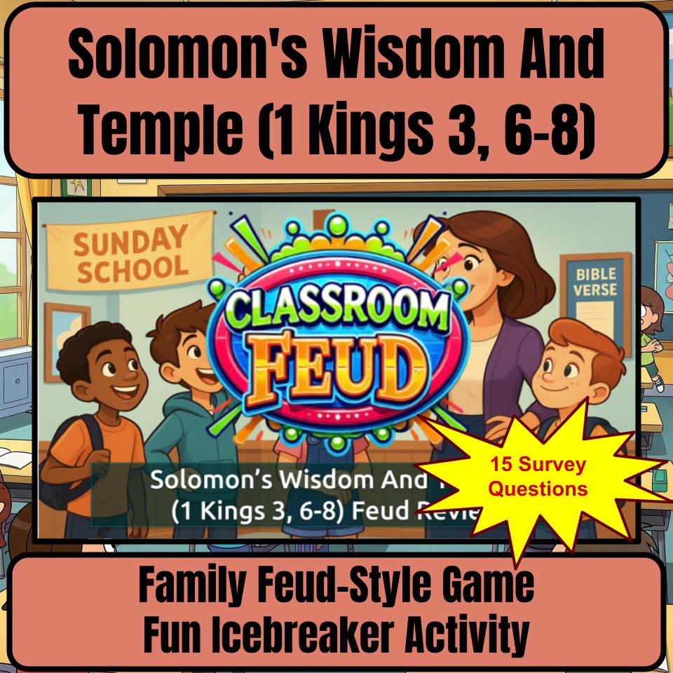 Solomon’s Wisdom And Temple (1 Kings 3, 6-8) Feud Review BF0050