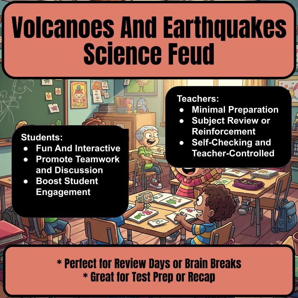 Volcanoes And Earthquakes Science Feud Review CF0050