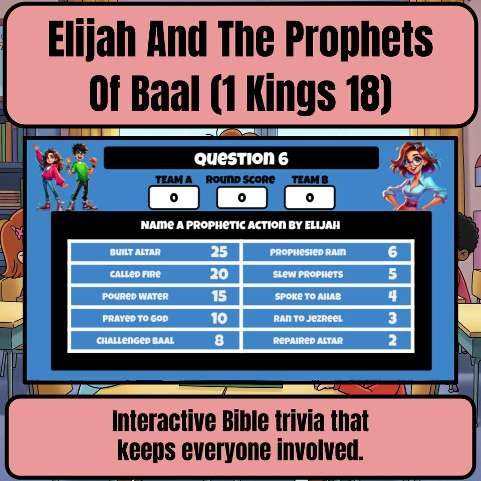 Elijah And The Prophets Of Baal (1 Kings 18) Feud Review BF0051